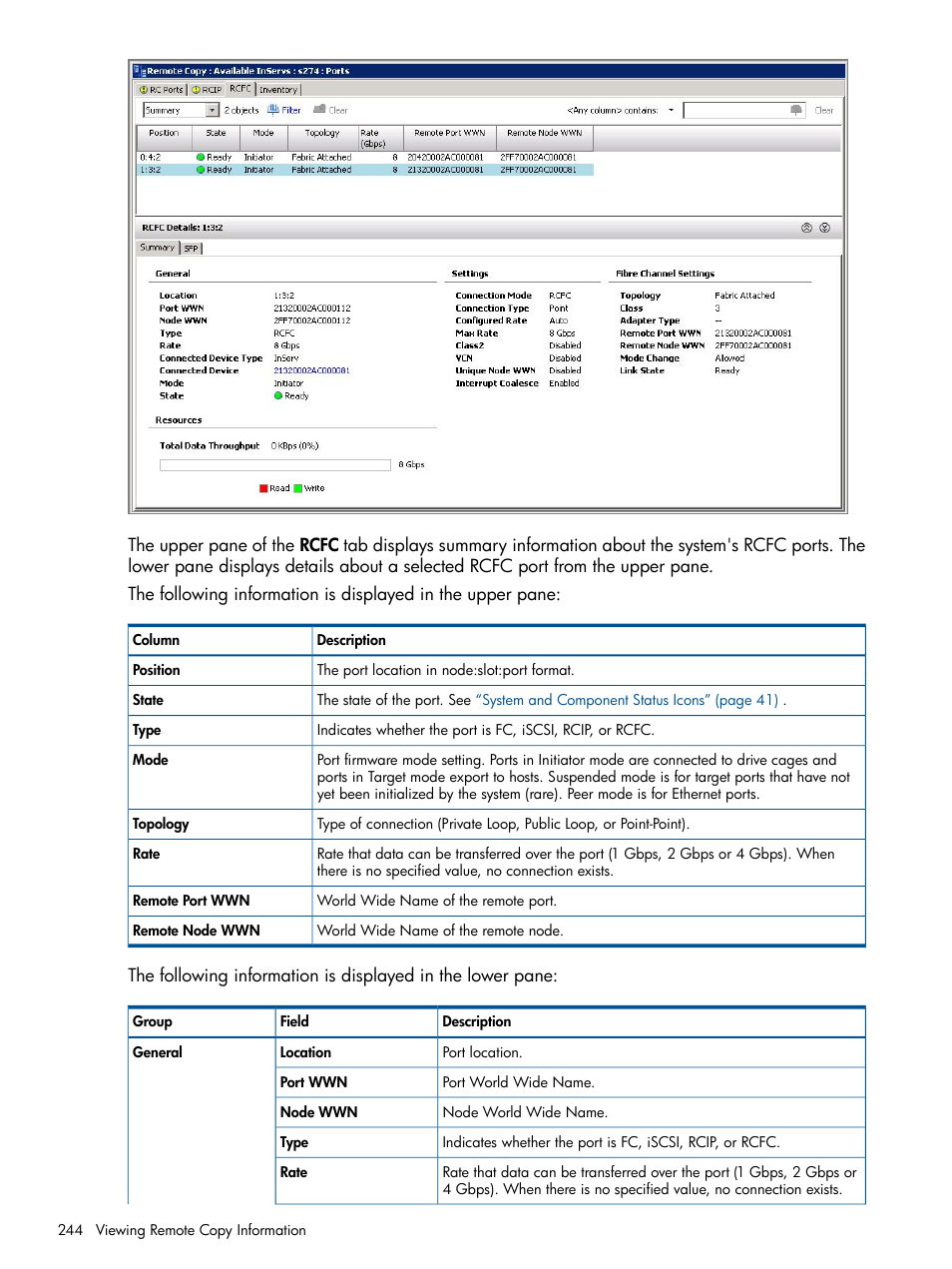 HP 3PAR Operating System Software User Manual | Page 244 / 328