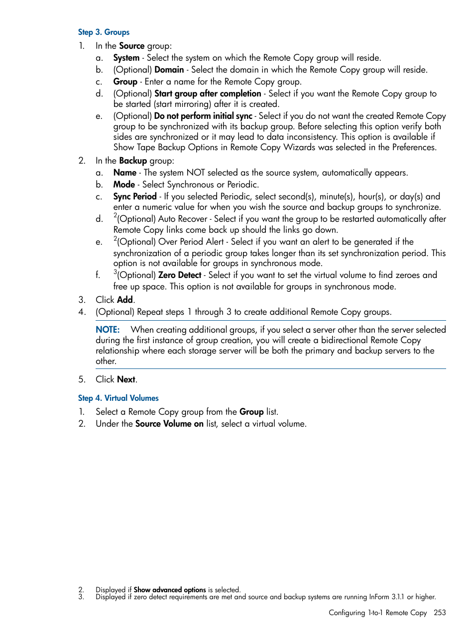 HP 3PAR Operating System Software User Manual | Page 253 / 328