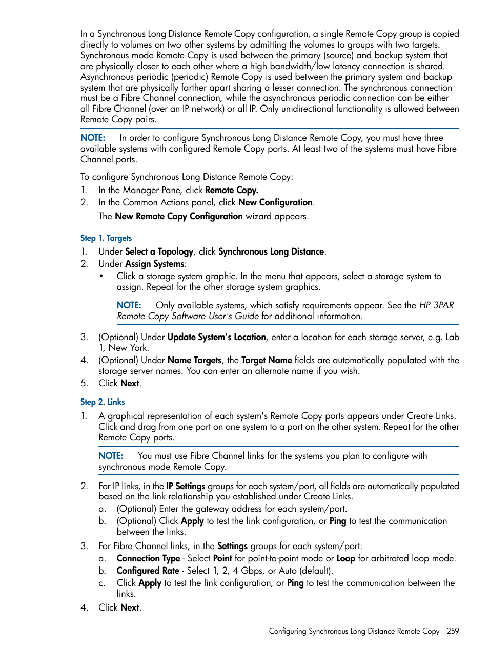 HP 3PAR Operating System Software User Manual | Page 259 / 328