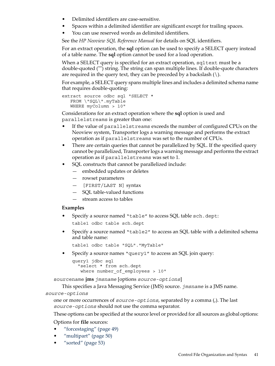 HP Neoview Release 2.3 Software User Manual | Page 41 / 110