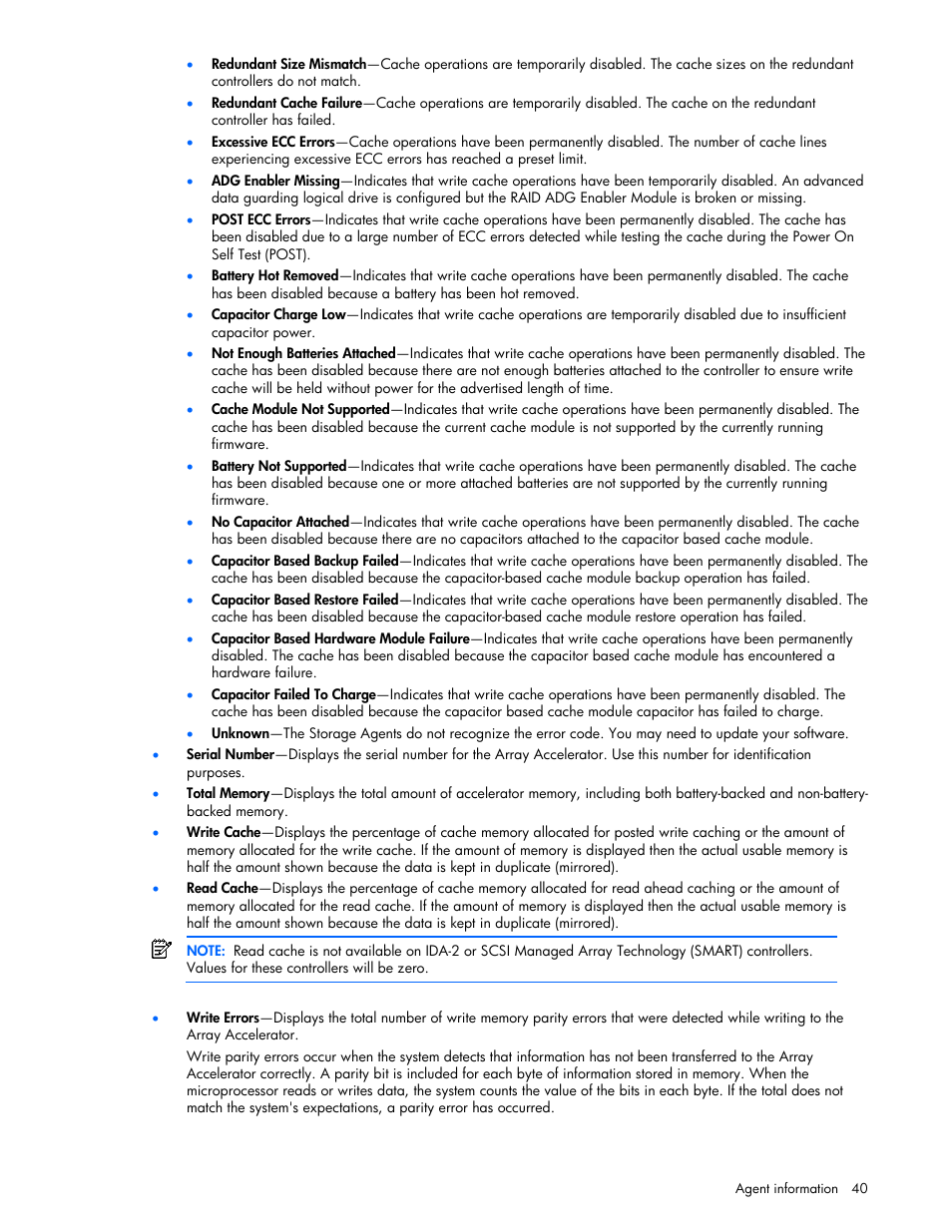 HP Insight Management Agents User Manual | Page 40 / 99