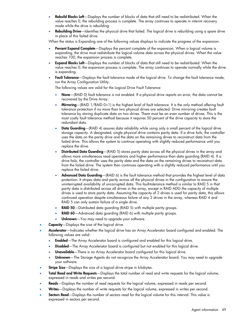 HP Insight Management Agents User Manual | Page 49 / 99