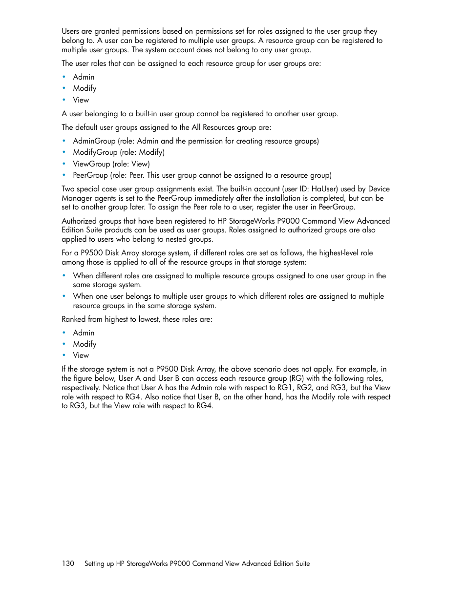 HP XP Command View Advanced Edition Software User Manual | Page 130 / 182