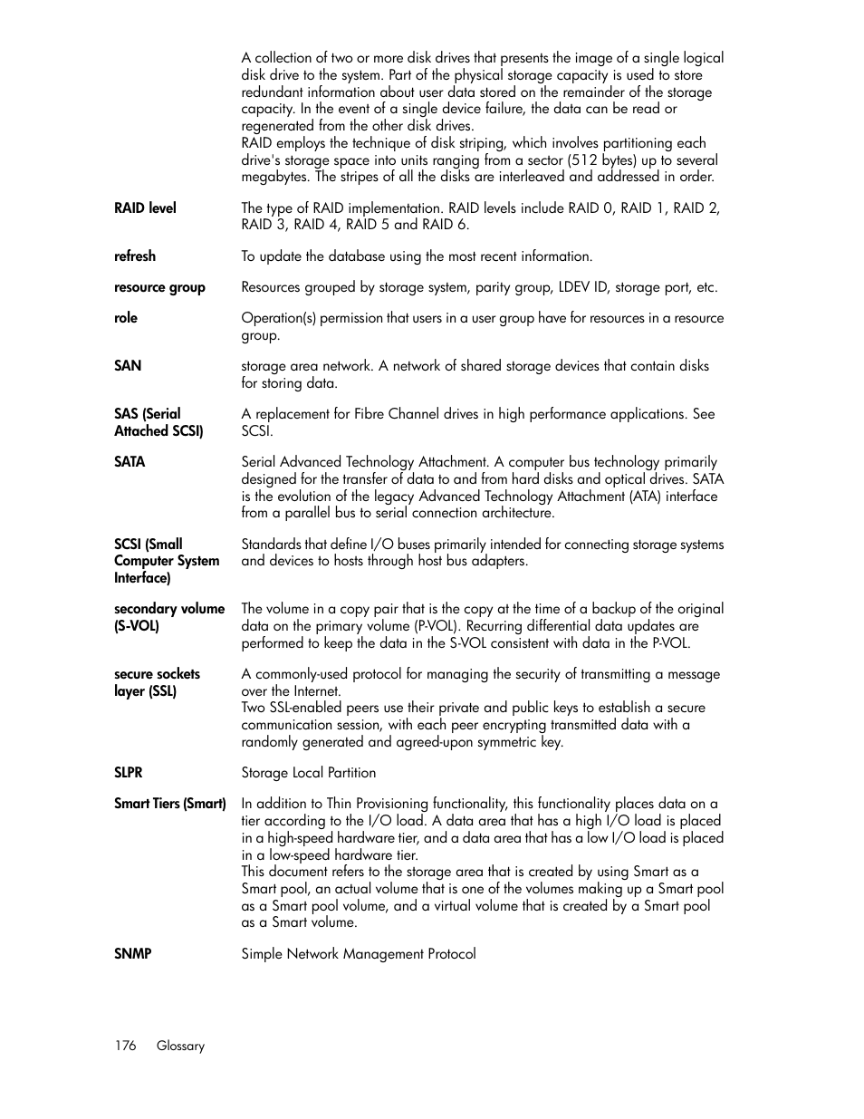 HP XP Command View Advanced Edition Software User Manual | Page 176 / 182