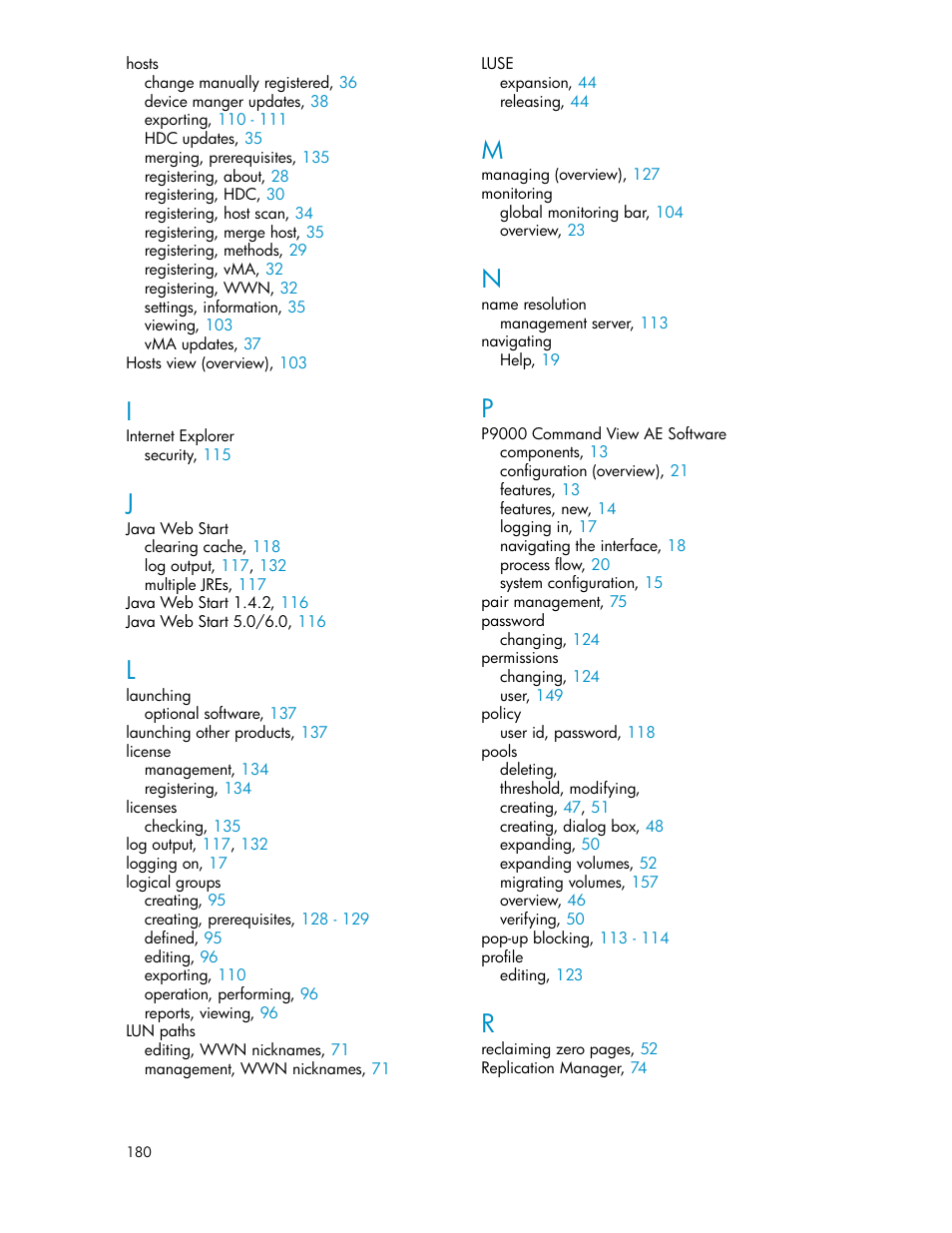 HP XP Command View Advanced Edition Software User Manual | Page 180 / 182