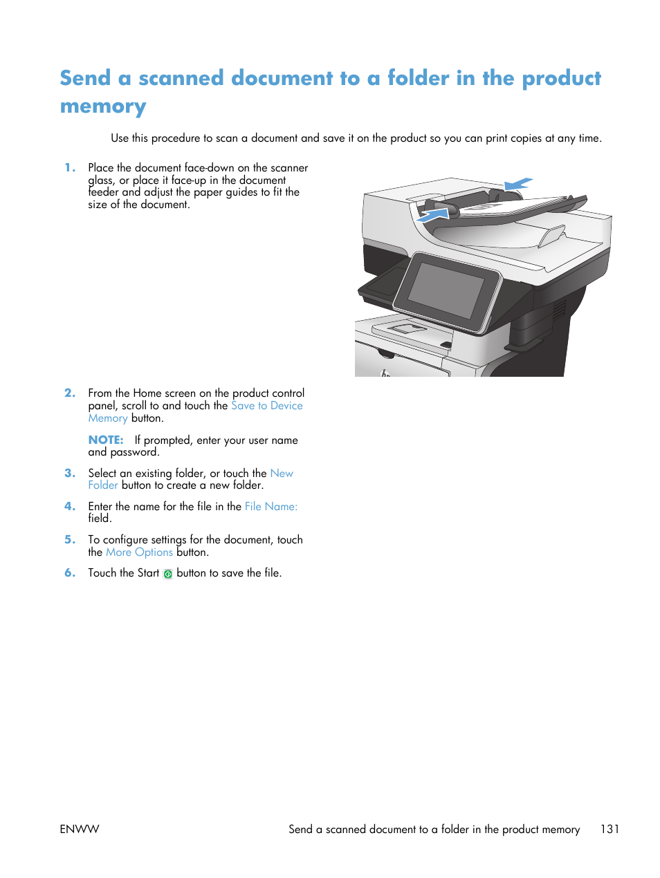 HP LaserJet Enterprise 500 MFP M525 User Manual | Page 145 / 294
