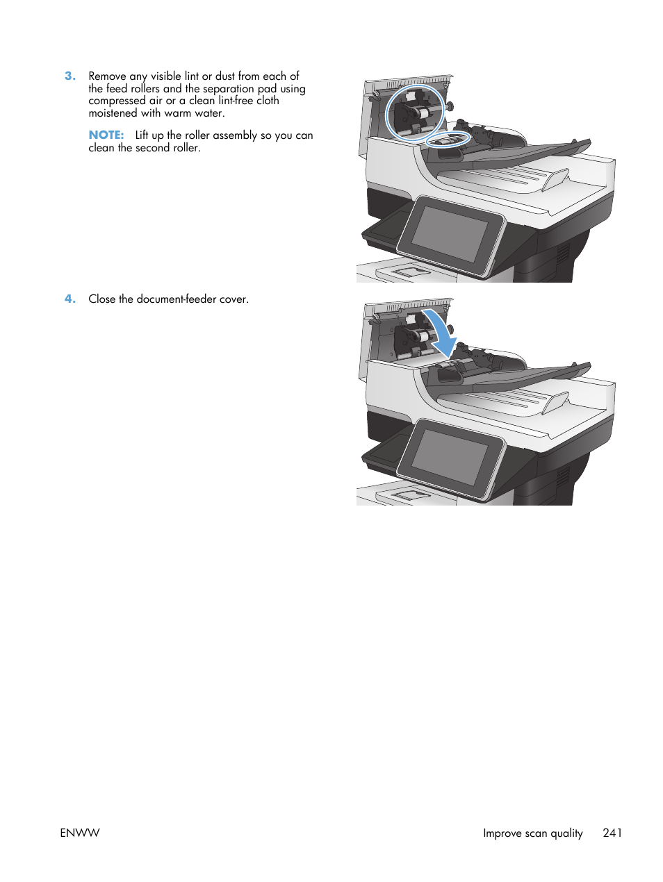 HP LaserJet Enterprise 500 MFP M525 User Manual | Page 255 / 294