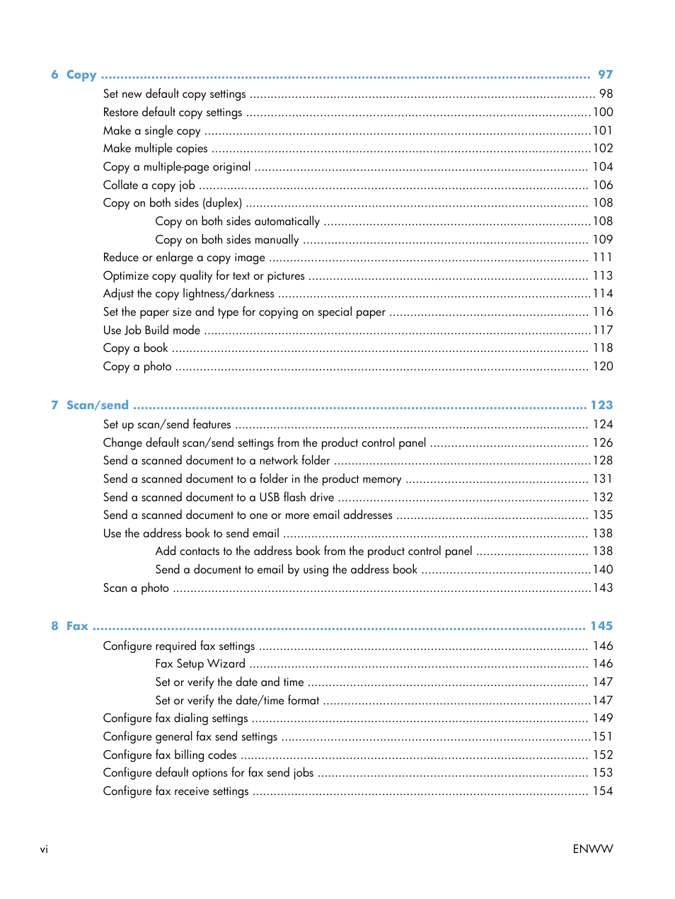 HP LaserJet Enterprise 500 MFP M525 User Manual | Page 8 / 294