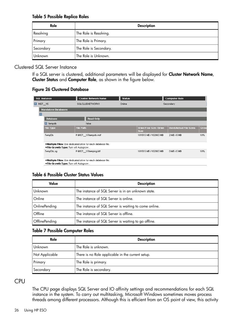 Clustered sql server instance | HP ProLiant DL980 G7 Server User Manual | Page 26 / 36