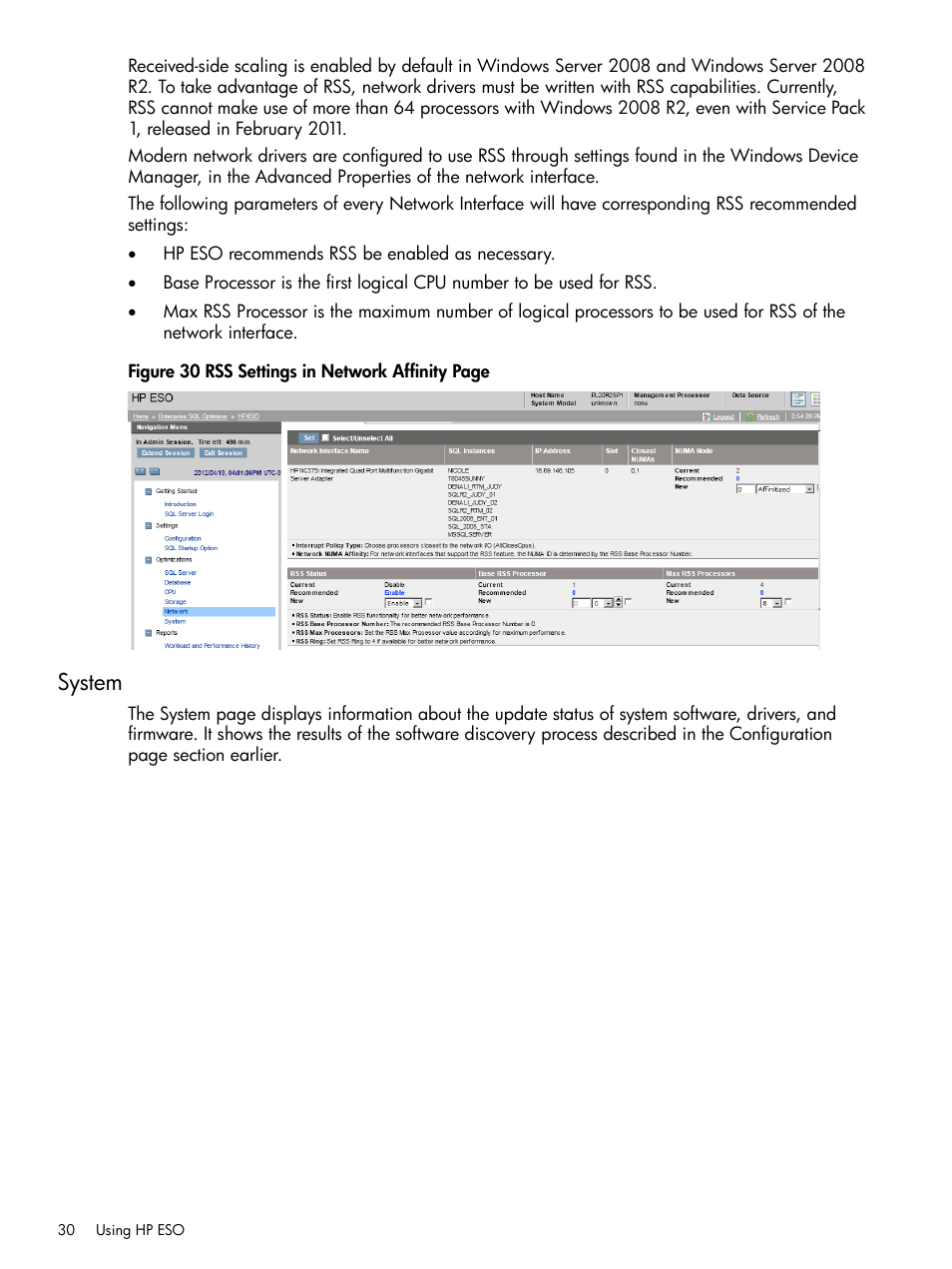 System | HP ProLiant DL980 G7 Server User Manual | Page 30 / 36