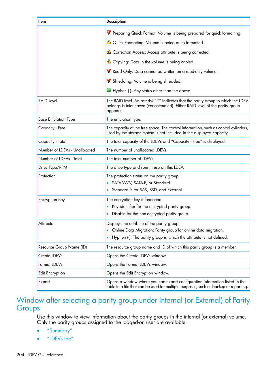 HP XP P9500 Storage User Manual | Page 204 / 335