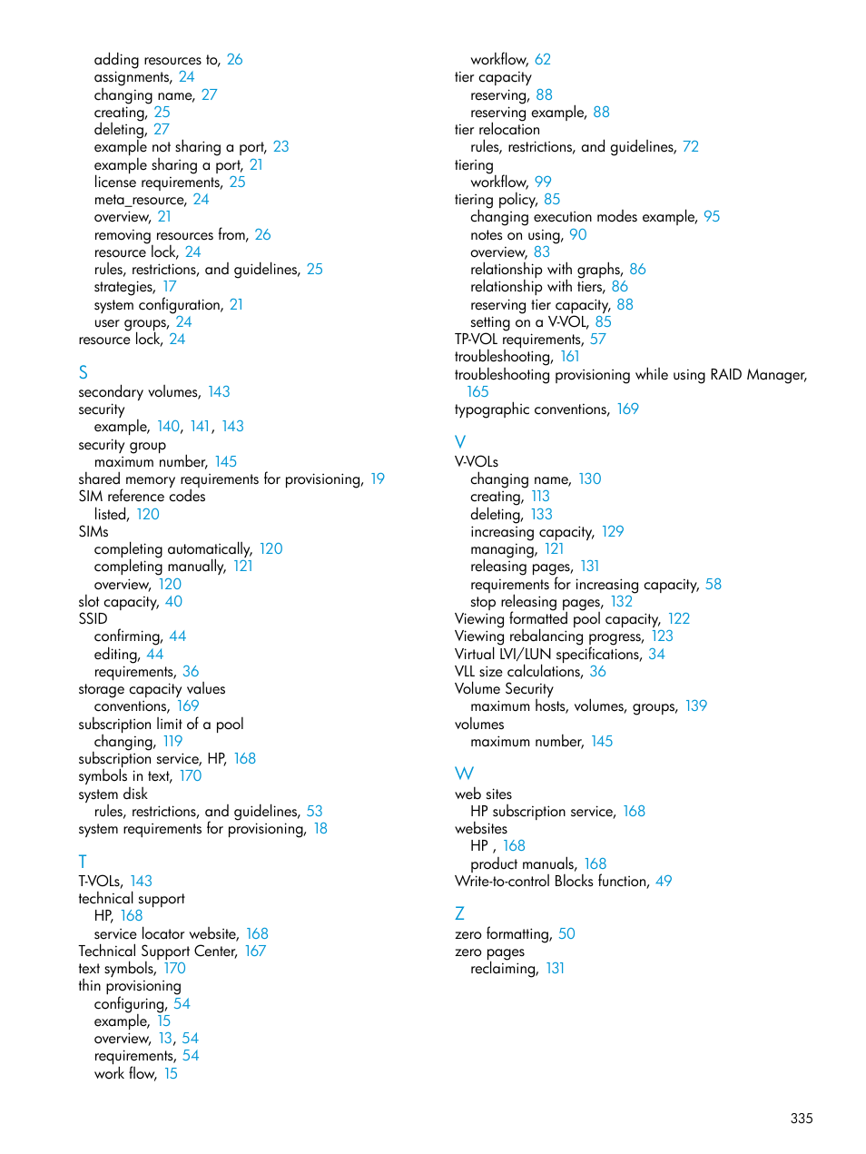 HP XP P9500 Storage User Manual | Page 335 / 335