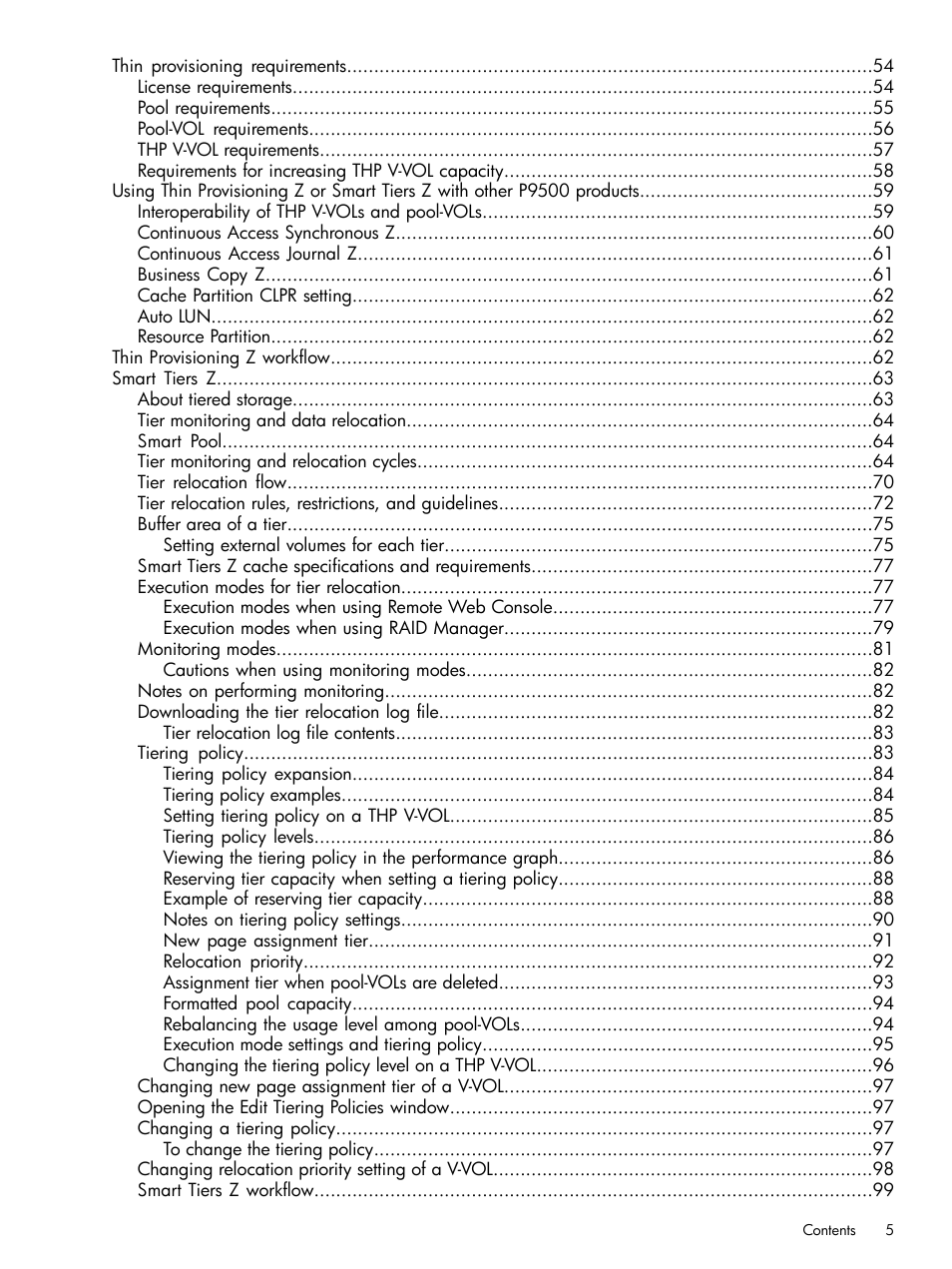 HP XP P9500 Storage User Manual | Page 5 / 335