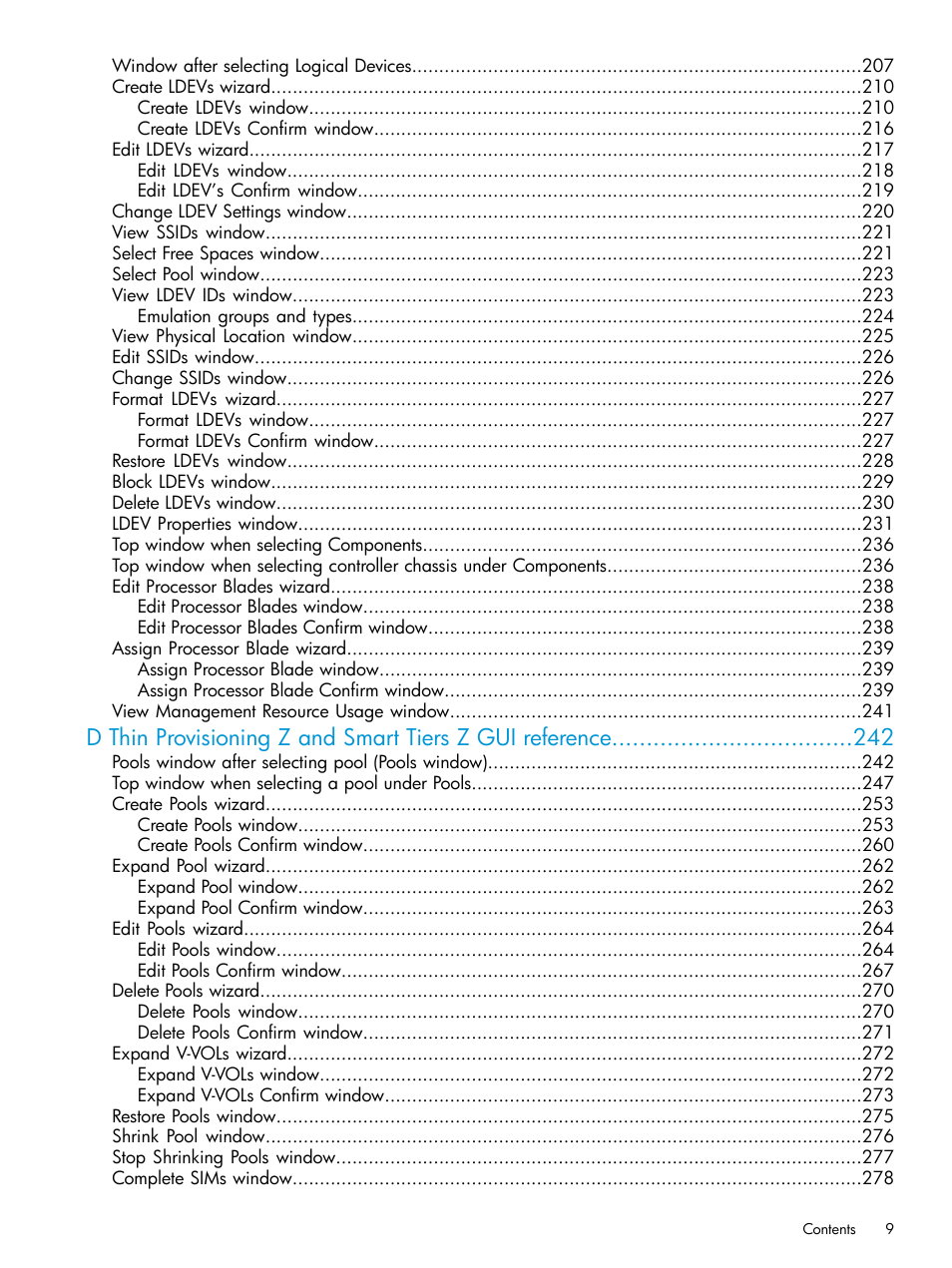 HP XP P9500 Storage User Manual | Page 9 / 335