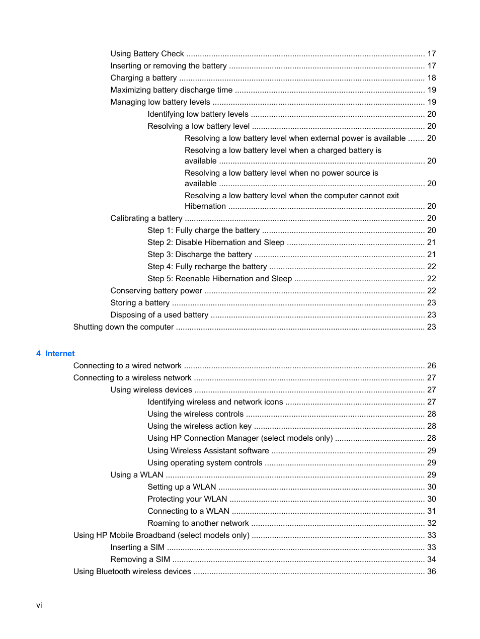 HP Mini 1103 User Manual | Page 6 / 83