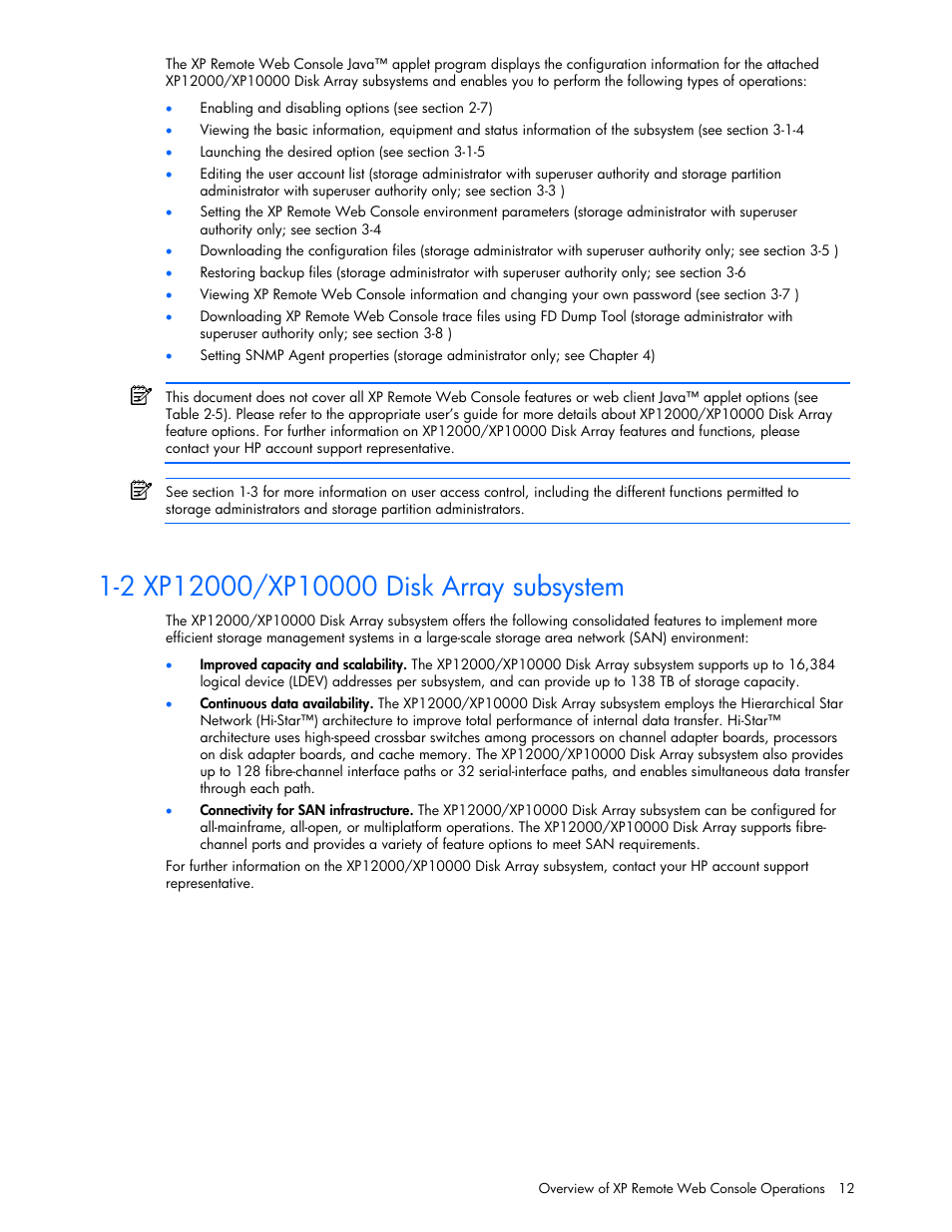 HP StorageWorks XP Remote Web Console Software User Manual | Page 12 / 131