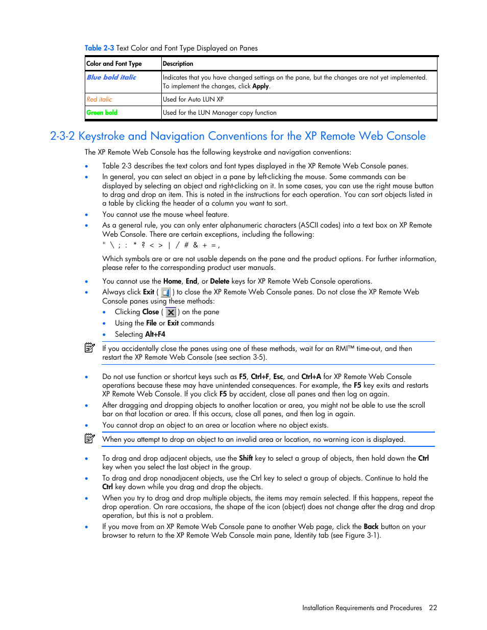 HP StorageWorks XP Remote Web Console Software User Manual | Page 22 / 131