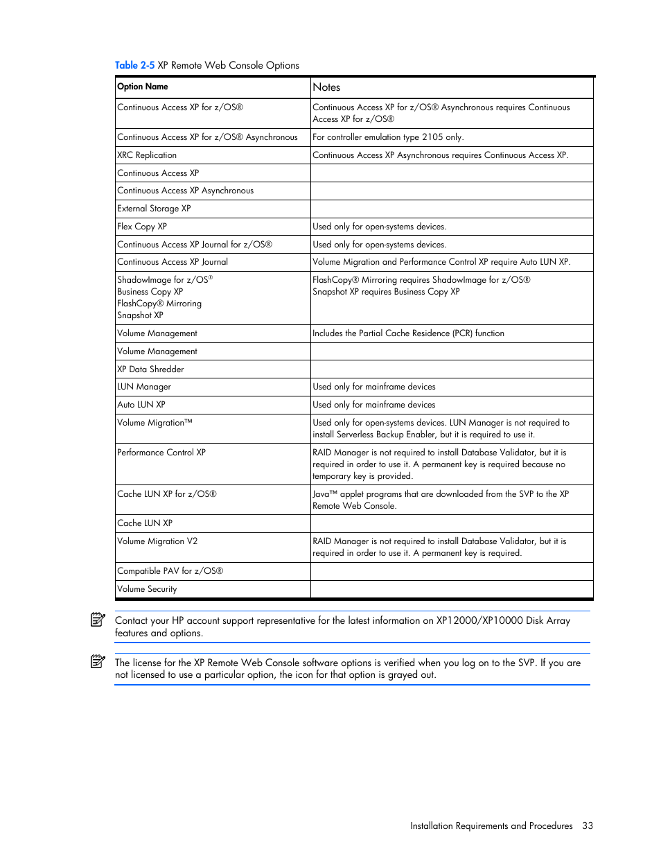 HP StorageWorks XP Remote Web Console Software User Manual | Page 33 / 131