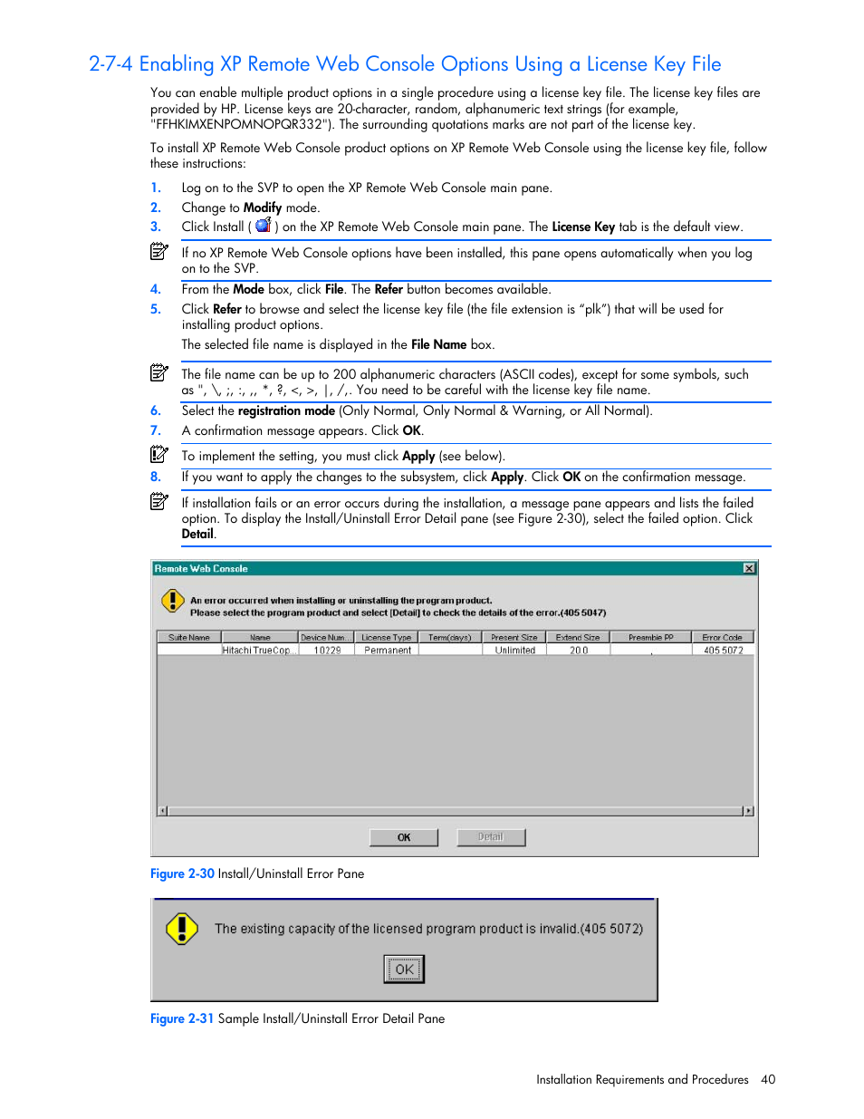 HP StorageWorks XP Remote Web Console Software User Manual | Page 40 / 131