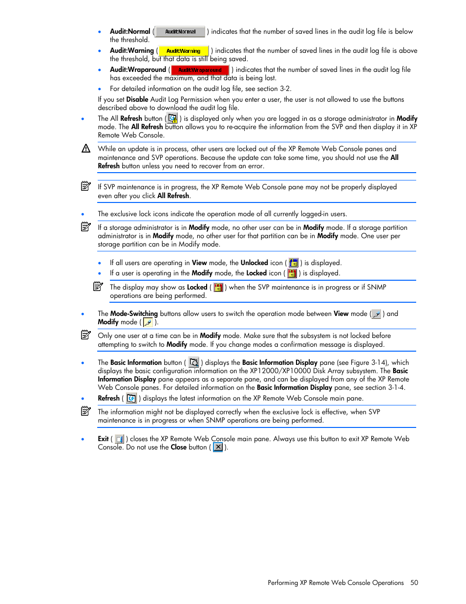 HP StorageWorks XP Remote Web Console Software User Manual | Page 50 / 131