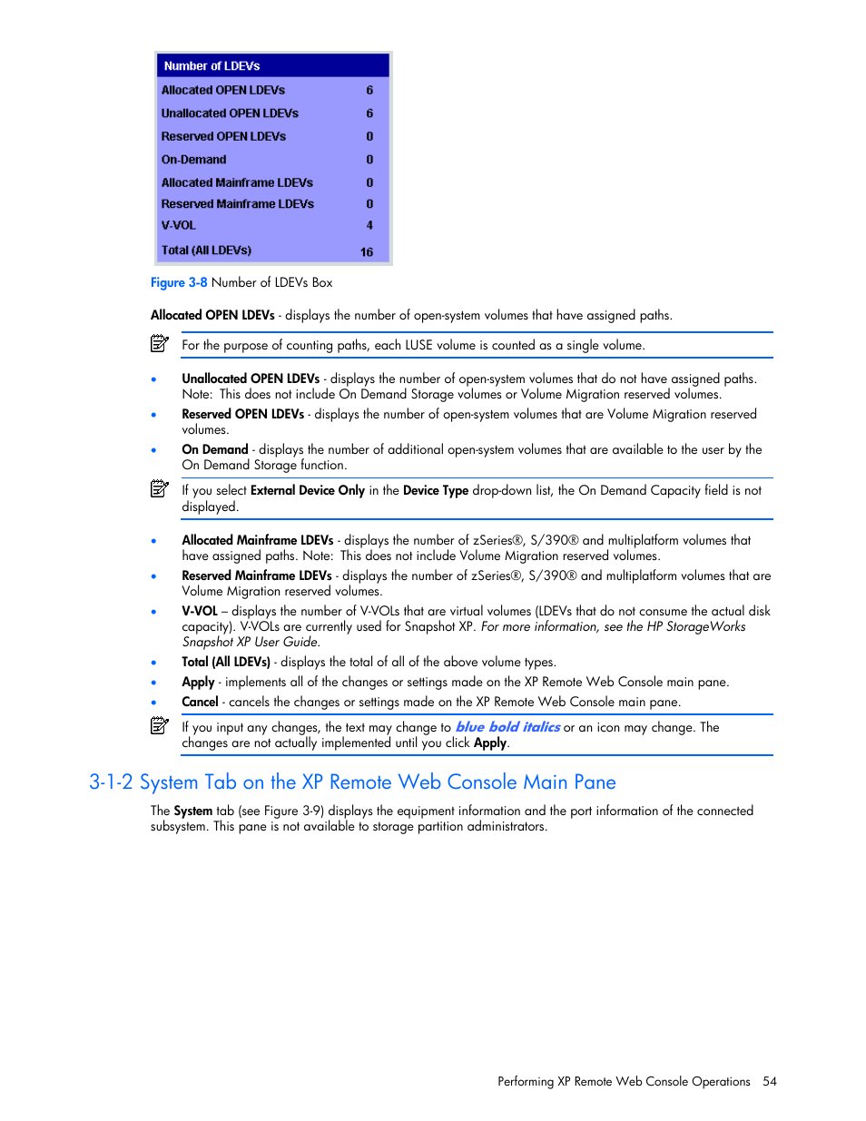 HP StorageWorks XP Remote Web Console Software User Manual | Page 54 / 131