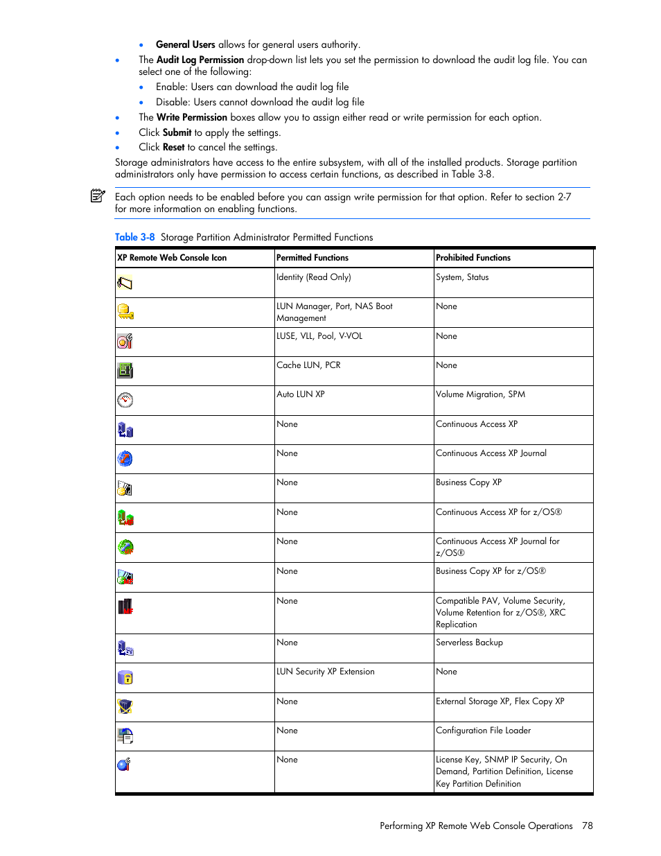 HP StorageWorks XP Remote Web Console Software User Manual | Page 78 / 131