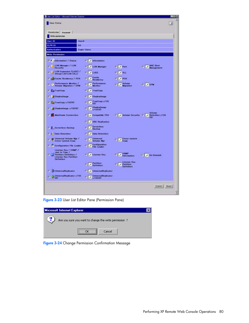 HP StorageWorks XP Remote Web Console Software User Manual | Page 80 / 131