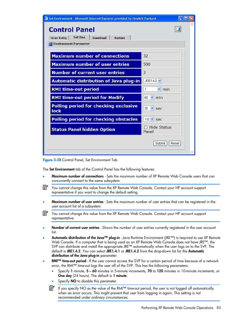 HP StorageWorks XP Remote Web Console Software User Manual | Page 83 / 131