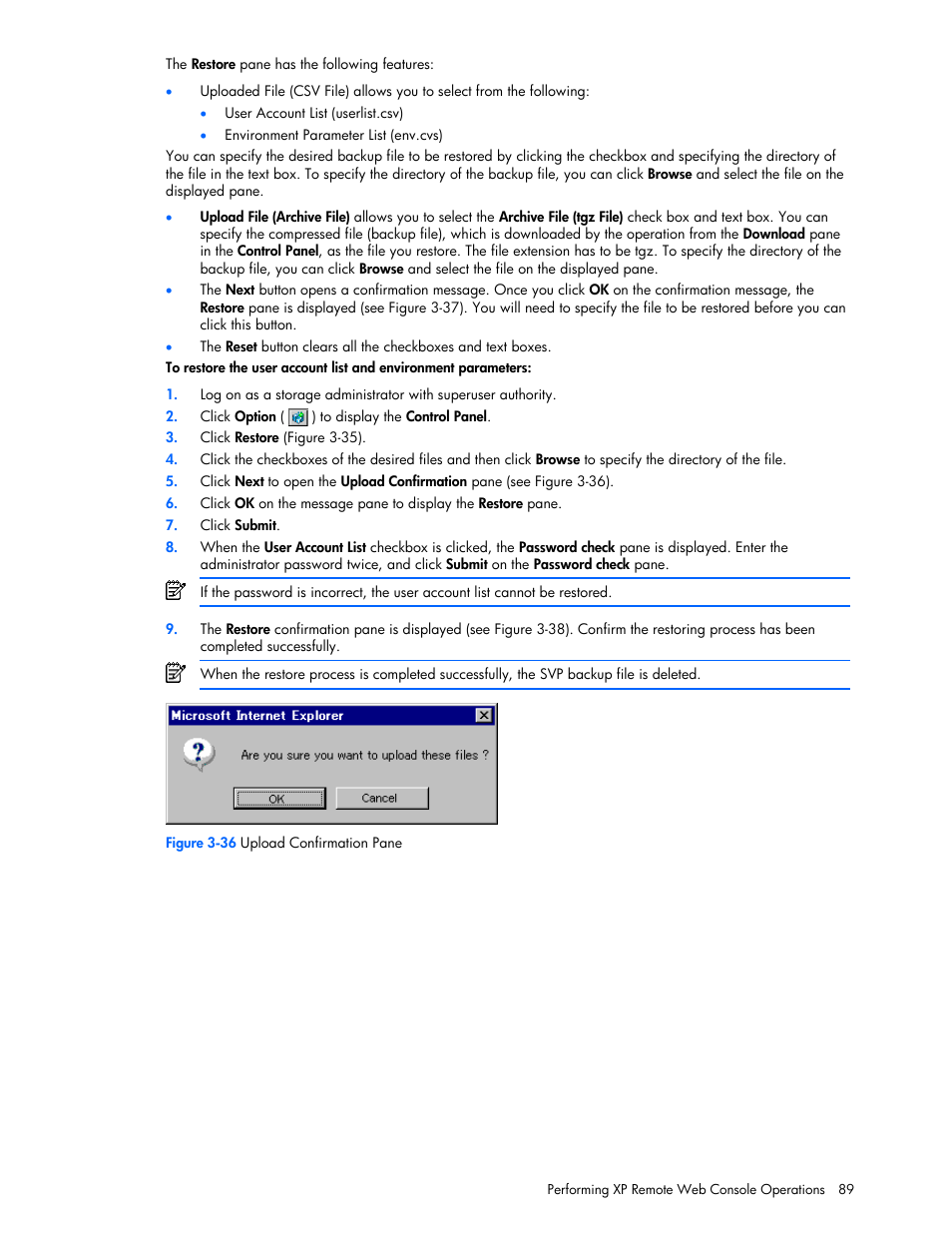 HP StorageWorks XP Remote Web Console Software User Manual | Page 89 / 131