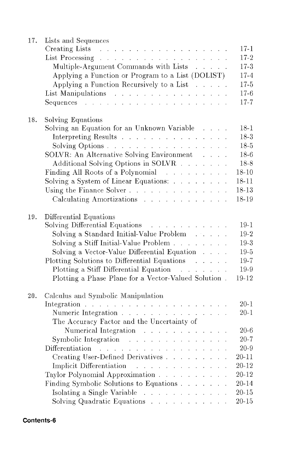 HP 48g Graphing Calculator User Manual | Page 10 / 612