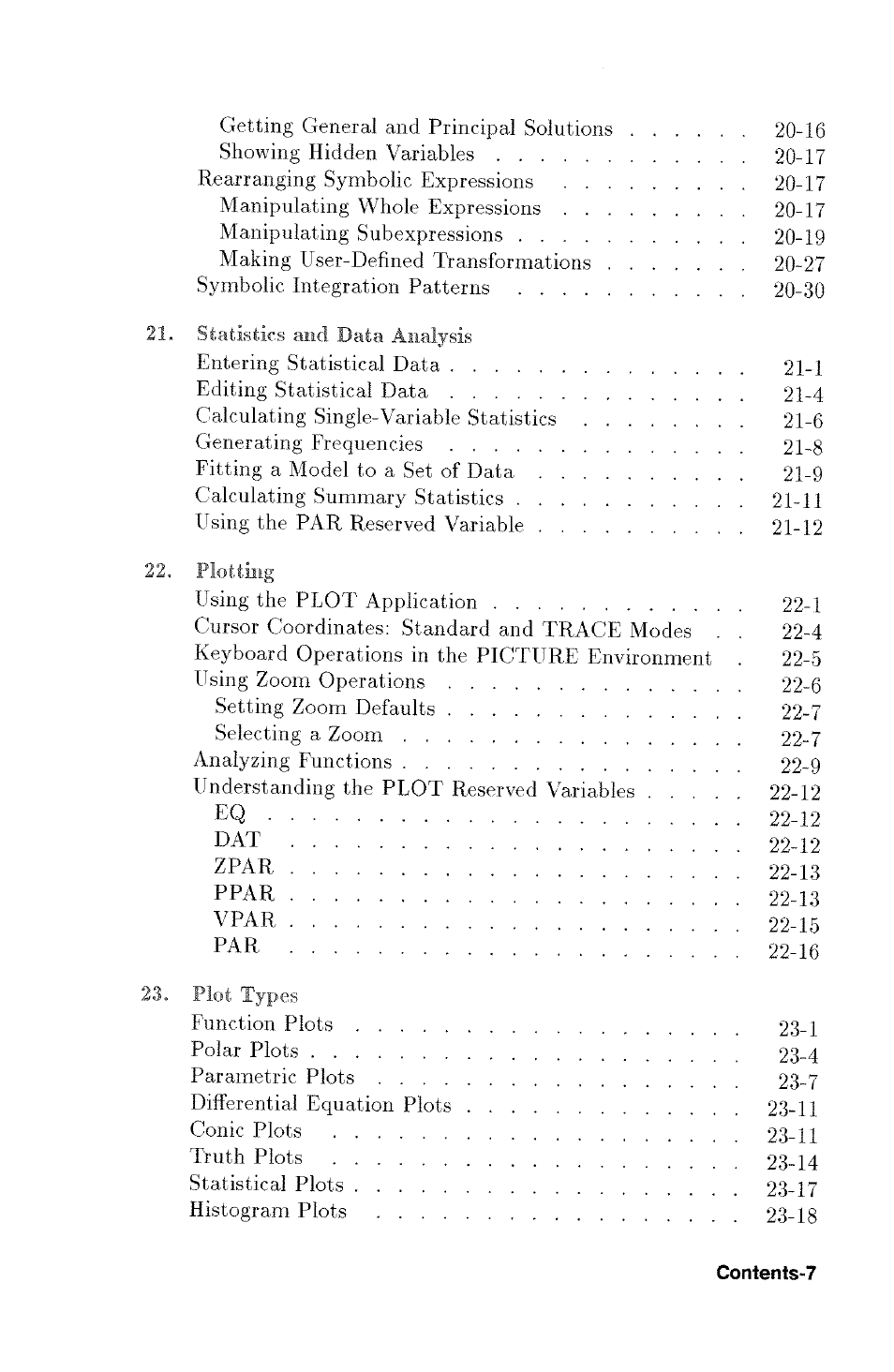 HP 48g Graphing Calculator User Manual | Page 11 / 612