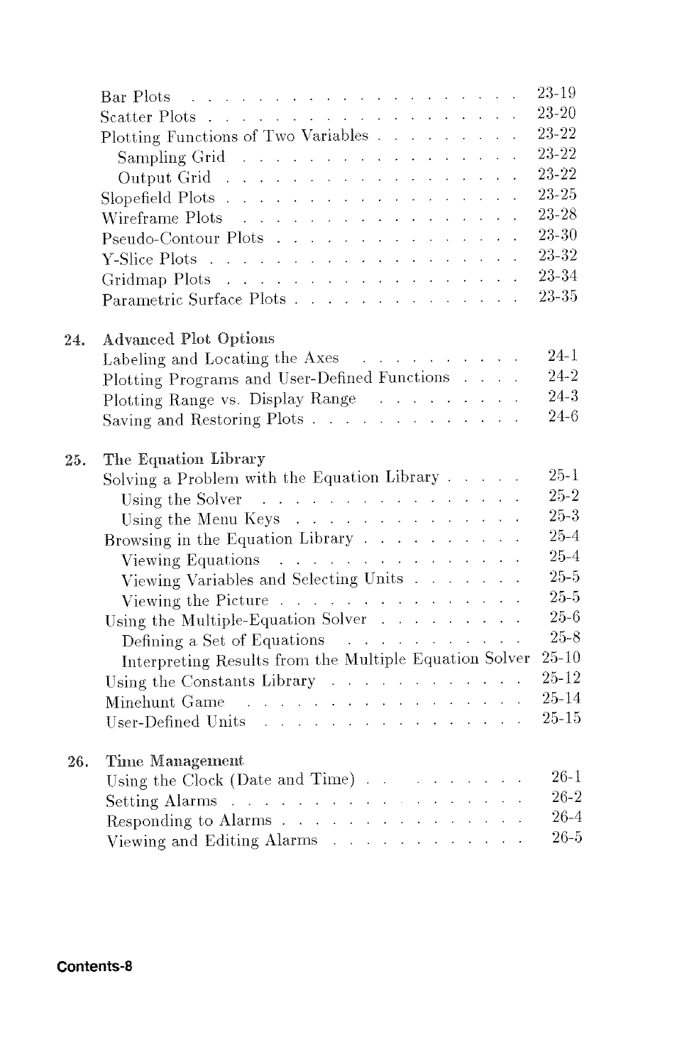 HP 48g Graphing Calculator User Manual | Page 12 / 612