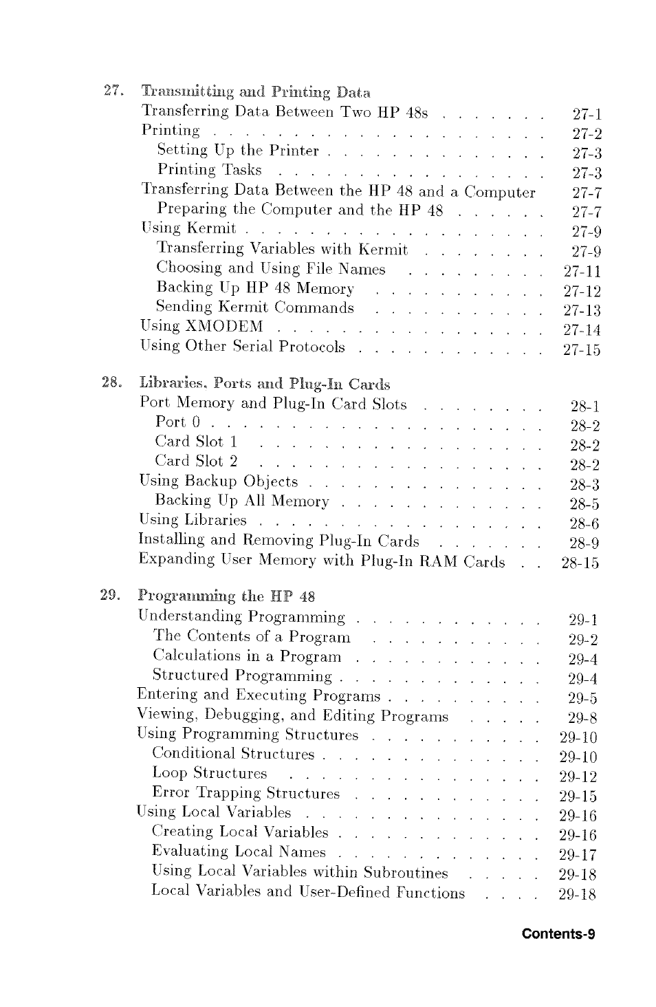 HP 48g Graphing Calculator User Manual | Page 13 / 612