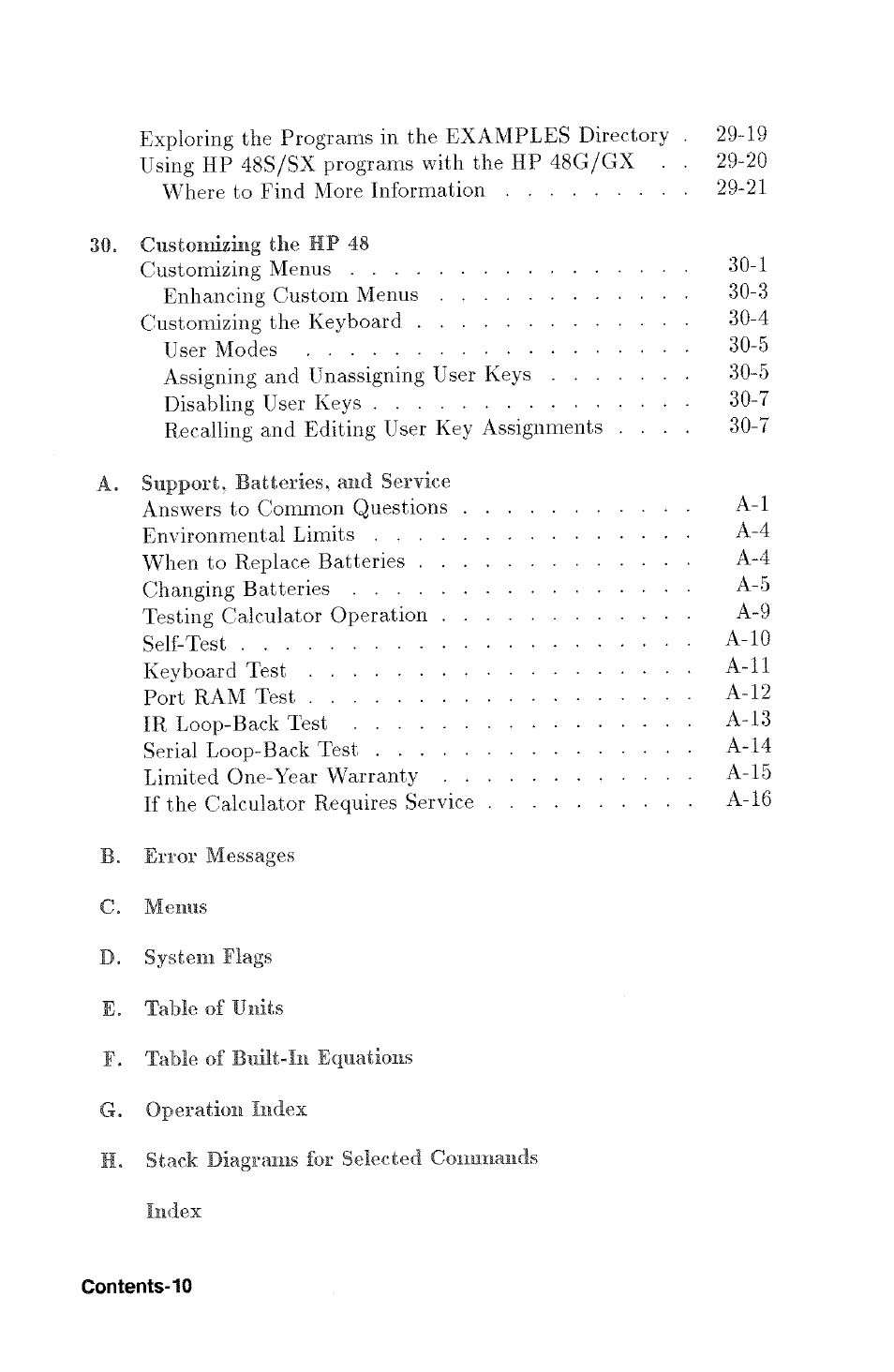 HP 48g Graphing Calculator User Manual | Page 14 / 612