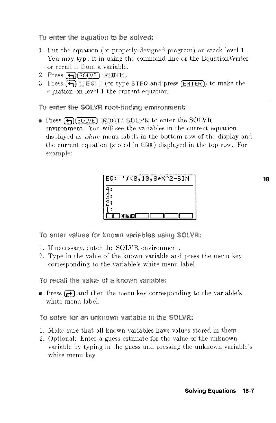 HP 48g Graphing Calculator User Manual | Page 213 / 612