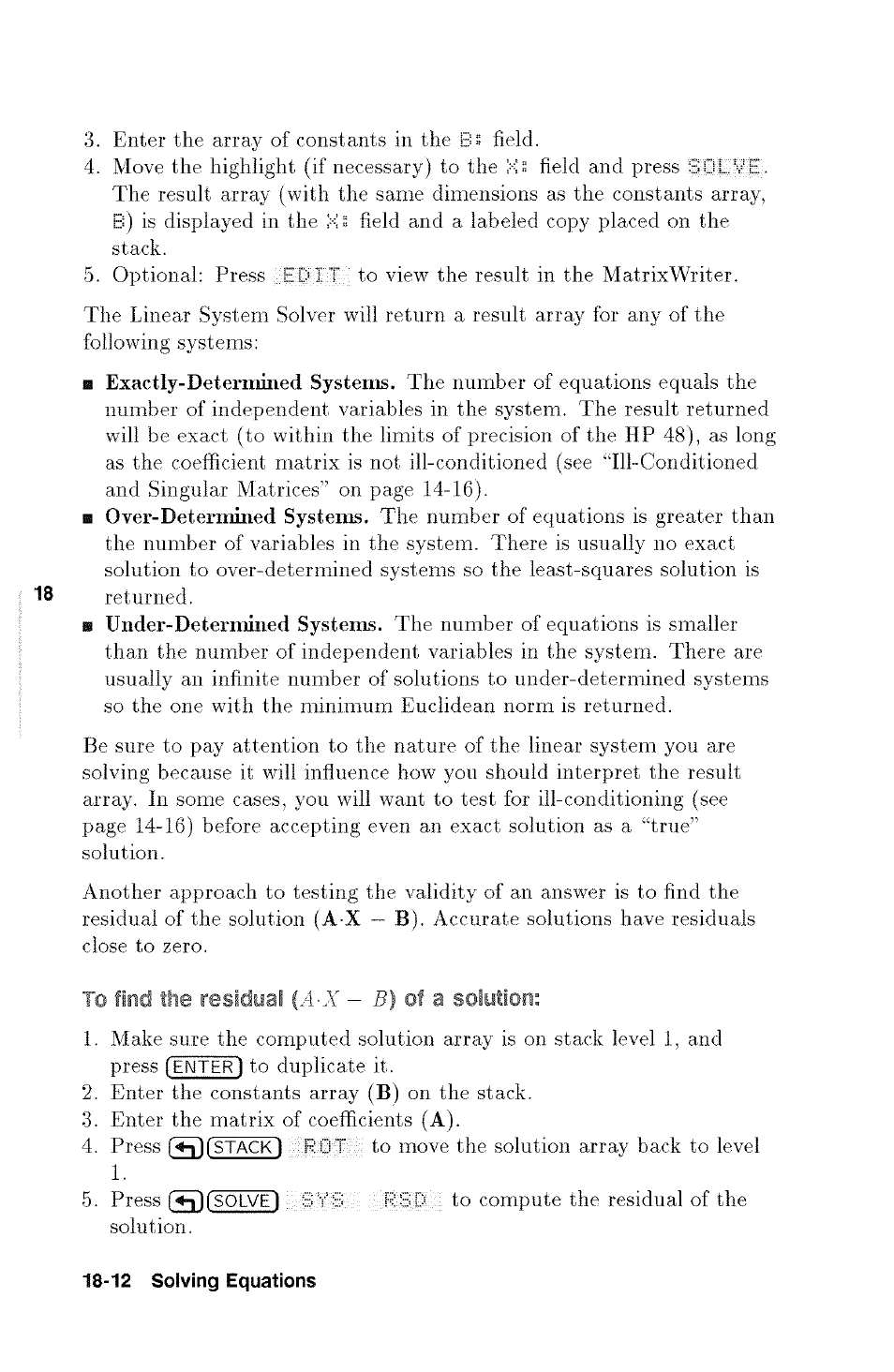 HP 48g Graphing Calculator User Manual | Page 218 / 612