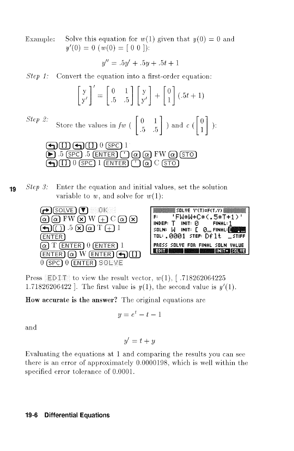 Oudskid 0 ded 1, B -5 cied -5 iefrlrl cd ® © fw (3 (sto), 1 cd | HP 48g Graphing Calculator User Manual | Page 232 / 612