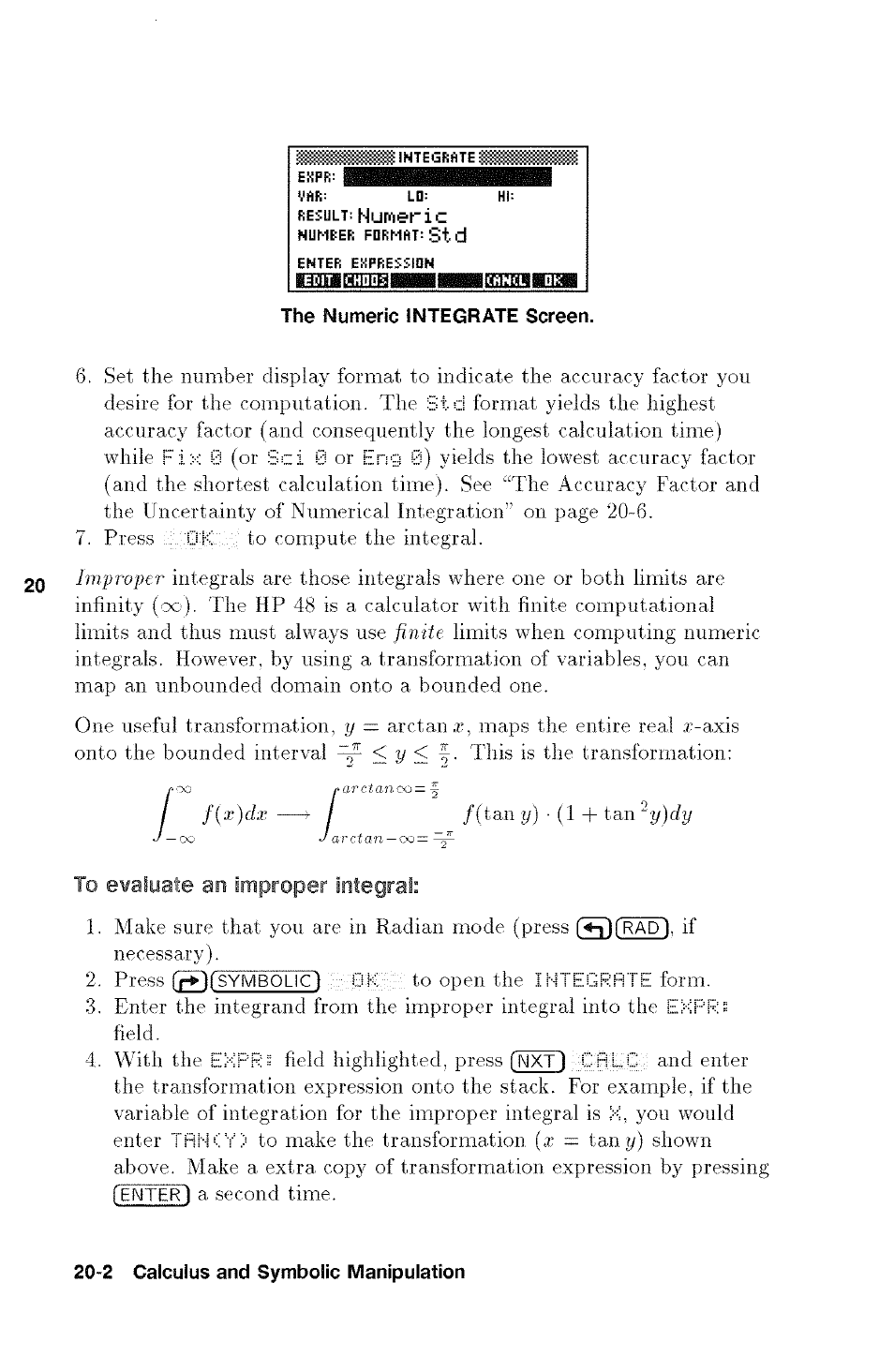 HP 48g Graphing Calculator User Manual | Page 242 / 612