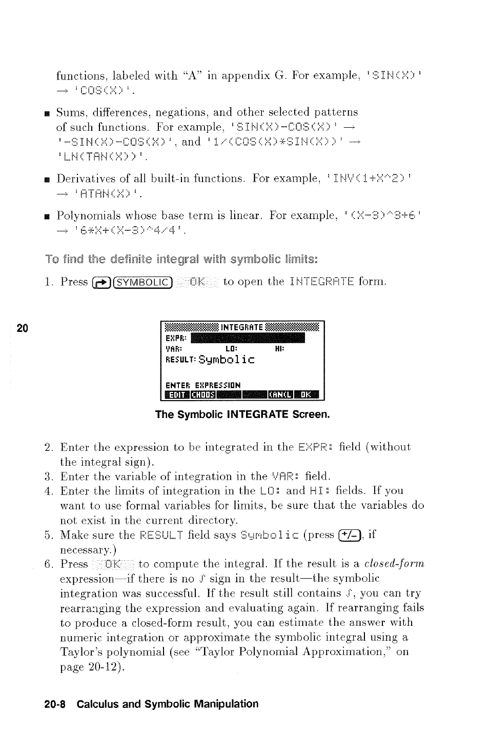 HP 48g Graphing Calculator User Manual | Page 248 / 612