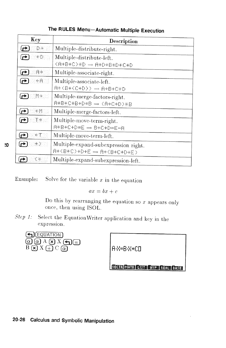 HP 48g Graphing Calculator User Manual | Page 266 / 612