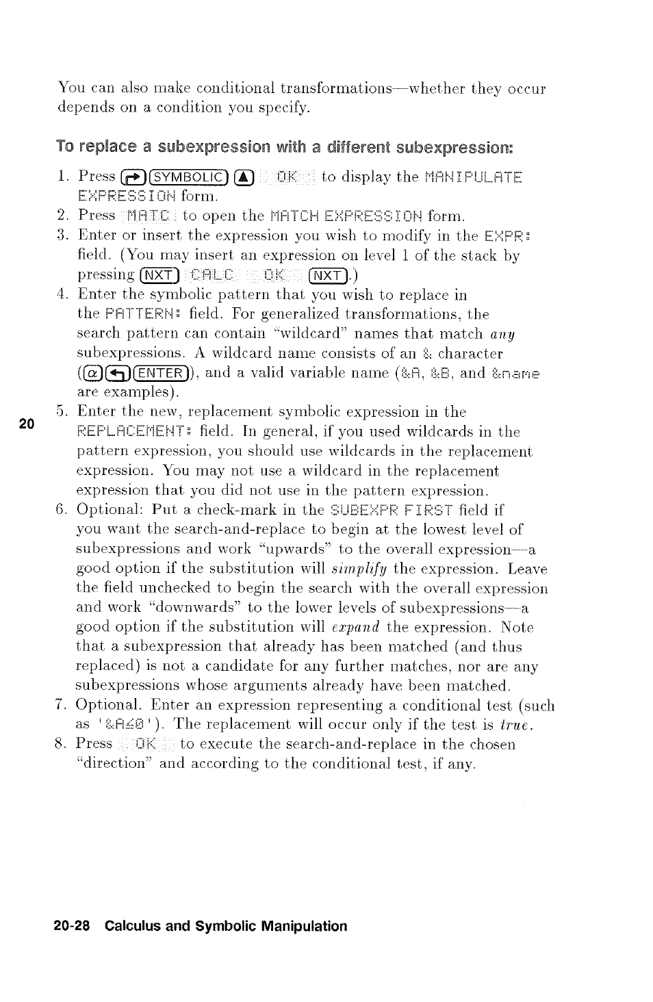 HP 48g Graphing Calculator User Manual | Page 268 / 612