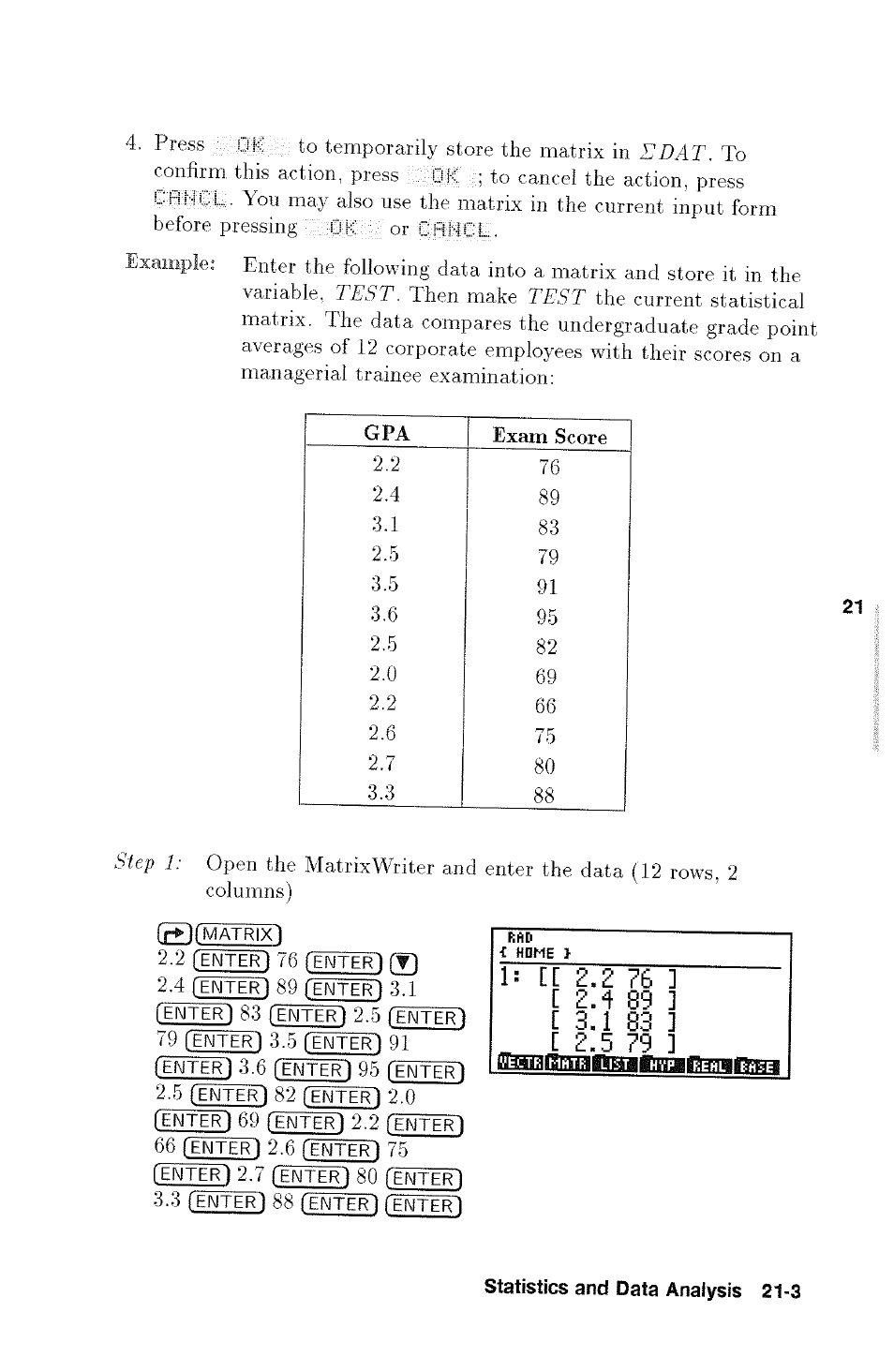 HP 48g Graphing Calculator User Manual | Page 275 / 612