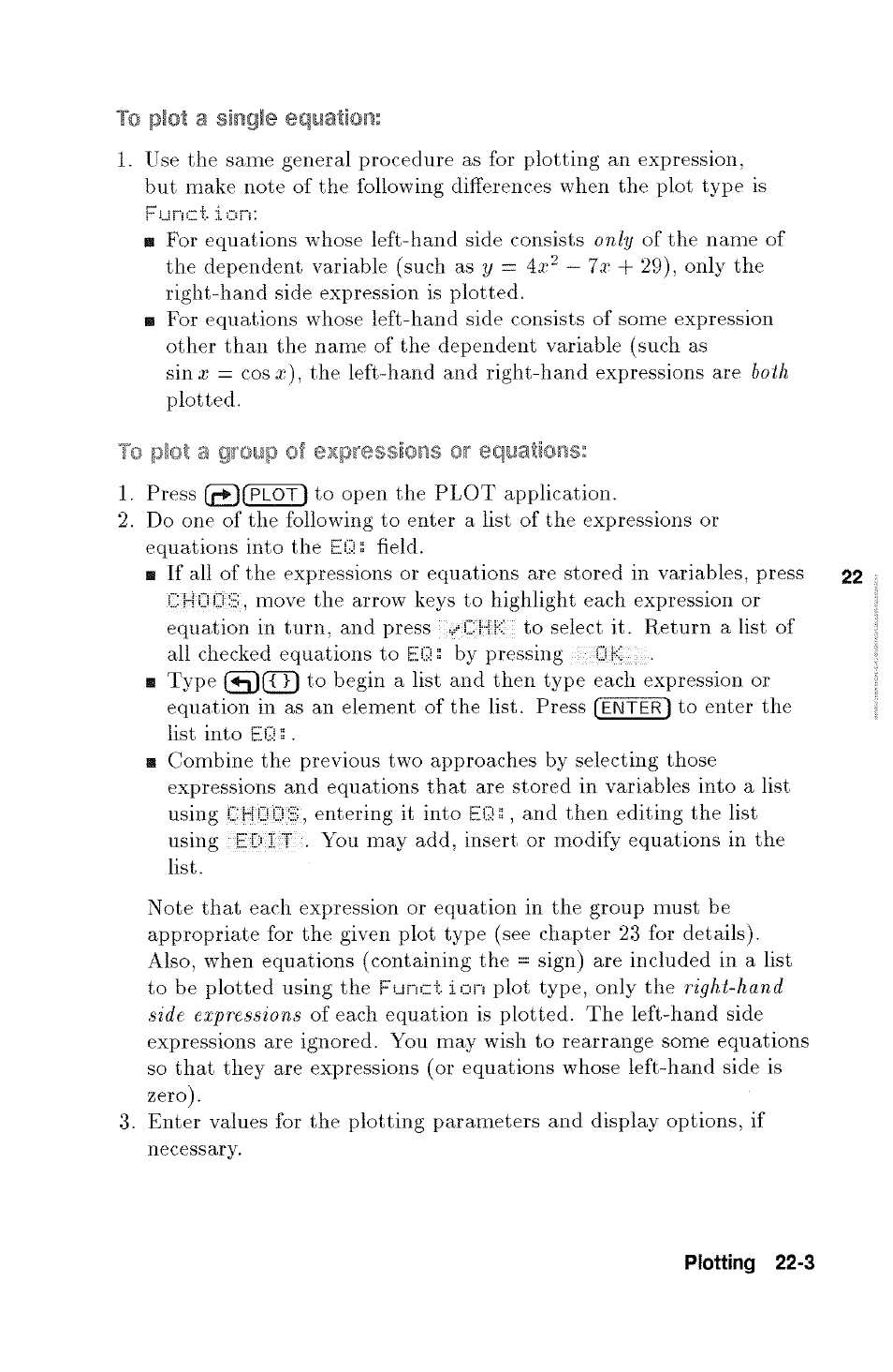 HP 48g Graphing Calculator User Manual | Page 287 / 612