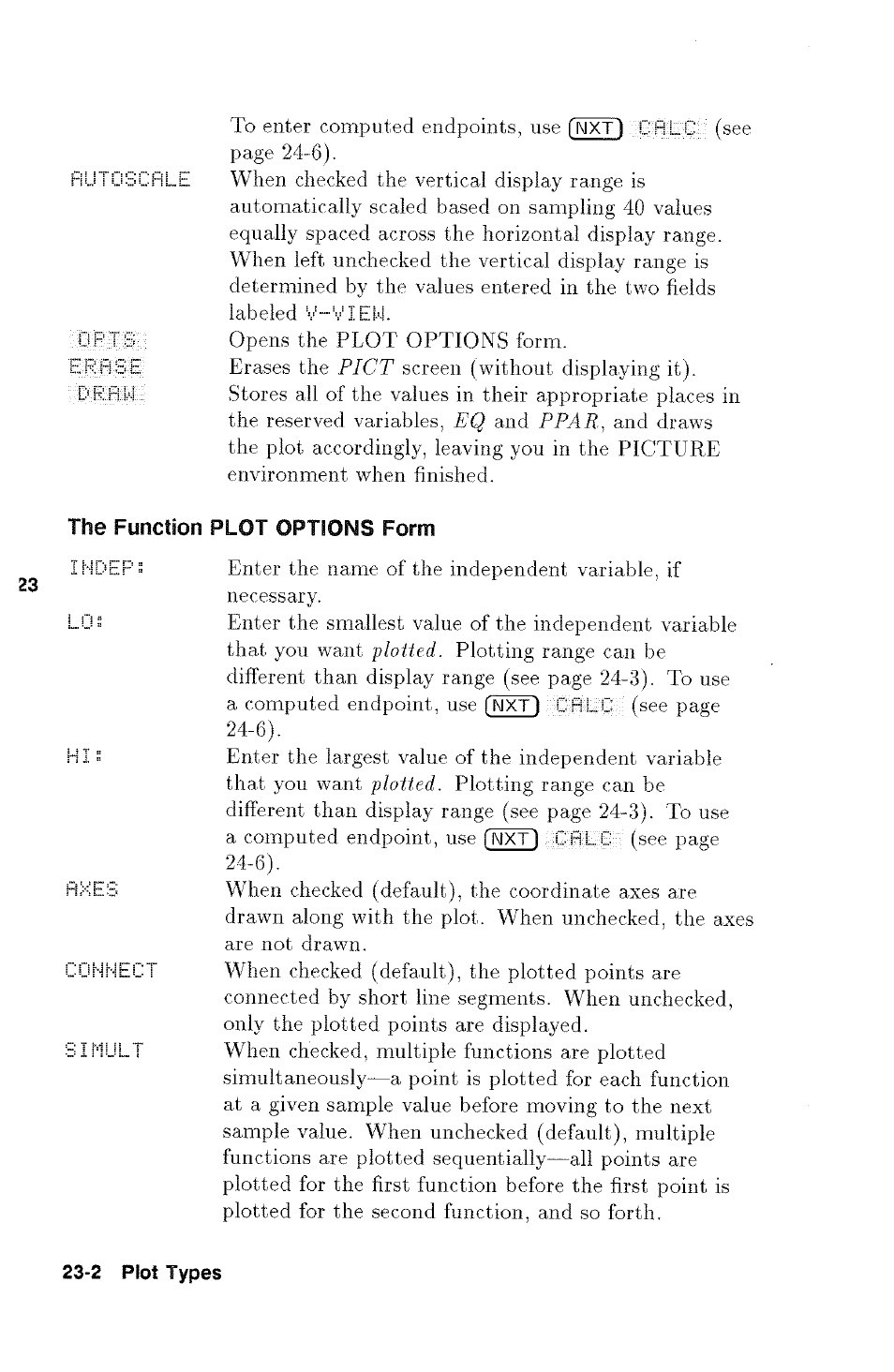 HP 48g Graphing Calculator User Manual | Page 302 / 612