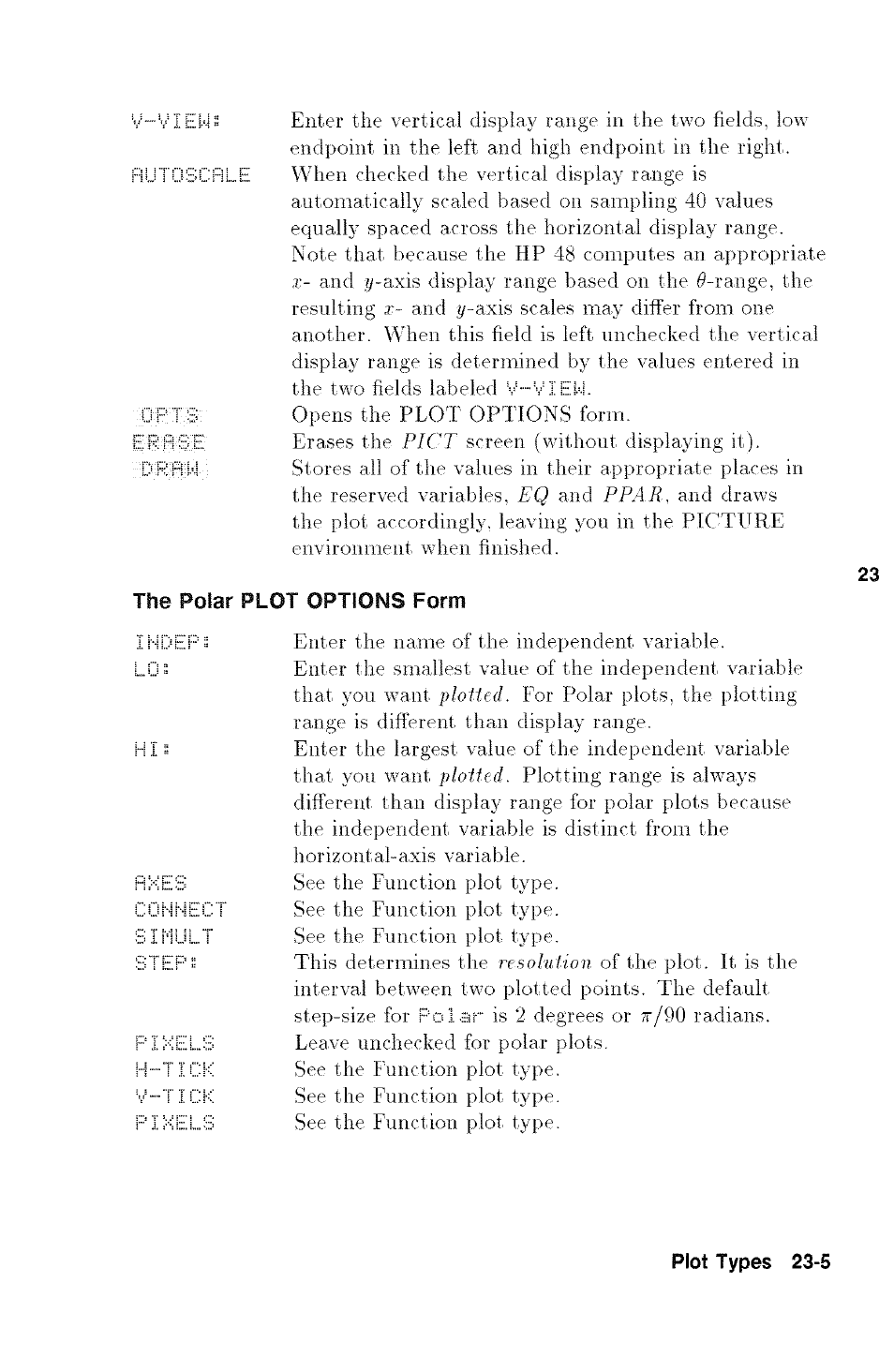 HP 48g Graphing Calculator User Manual | Page 305 / 612