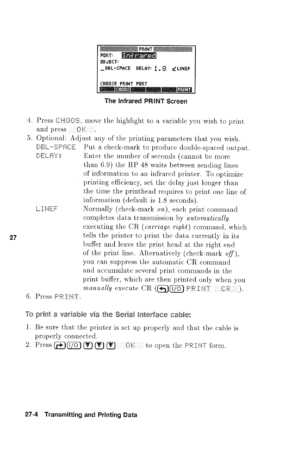 HP 48g Graphing Calculator User Manual | Page 372 / 612