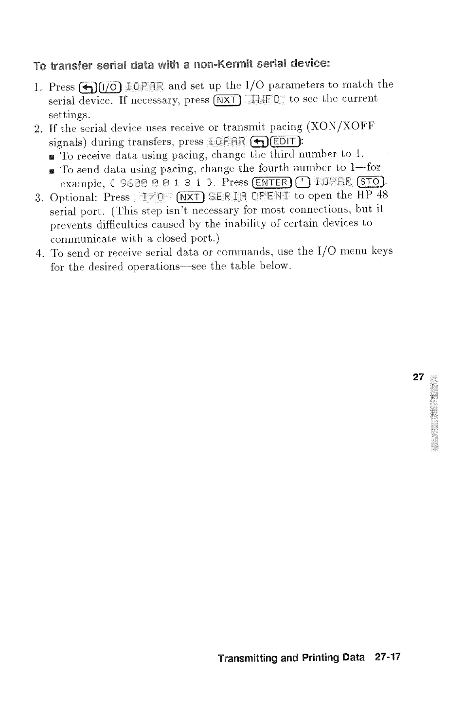 HP 48g Graphing Calculator User Manual | Page 385 / 612