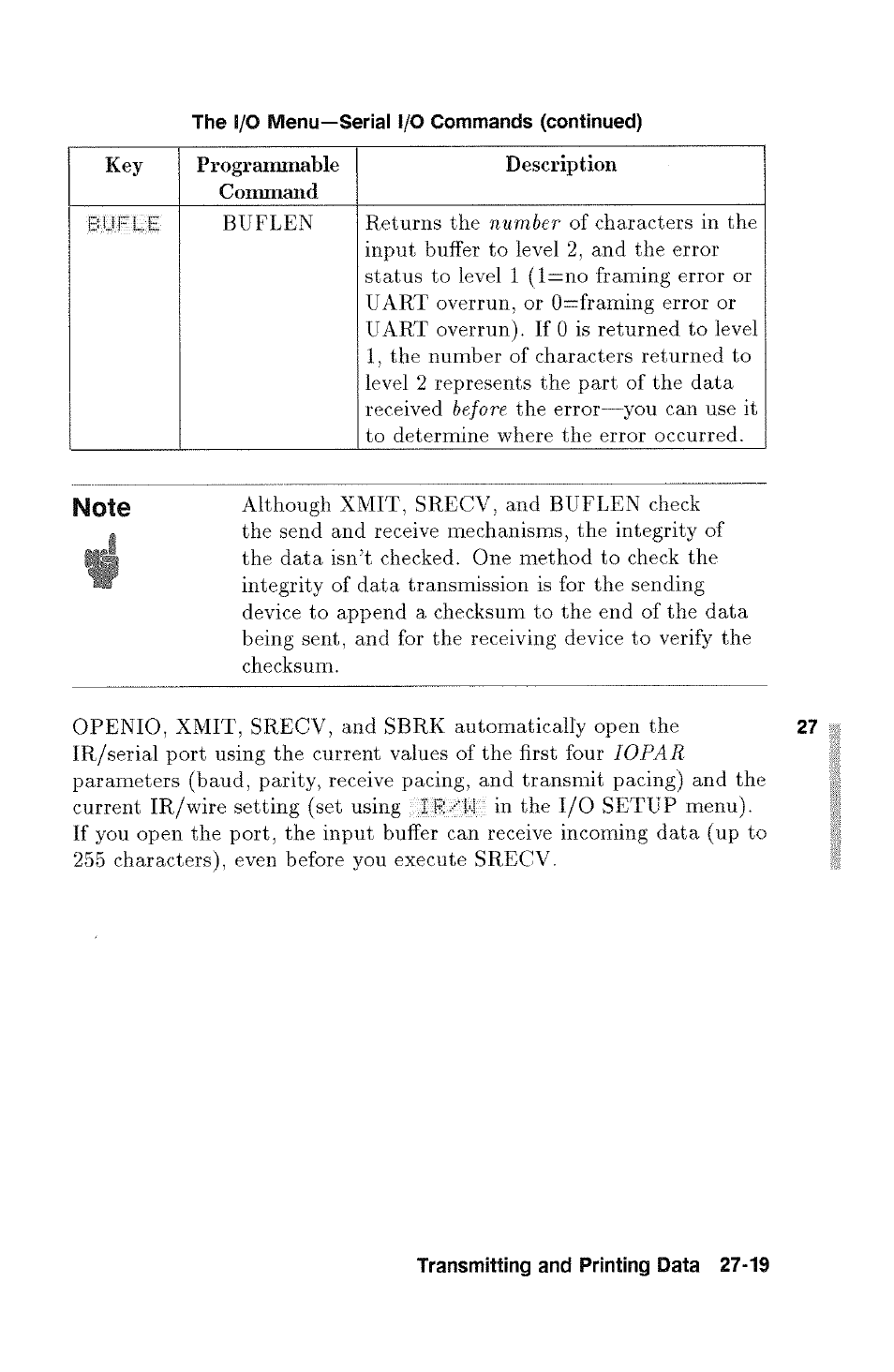 HP 48g Graphing Calculator User Manual | Page 387 / 612