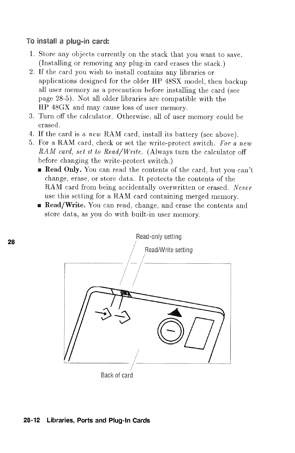 HP 48g Graphing Calculator User Manual | Page 400 / 612