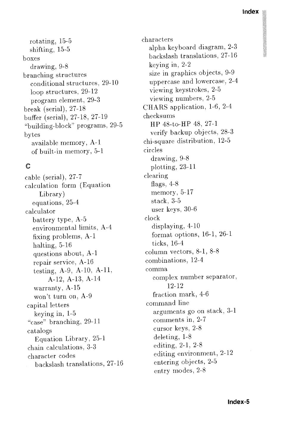 HP 48g Graphing Calculator User Manual | Page 583 / 612